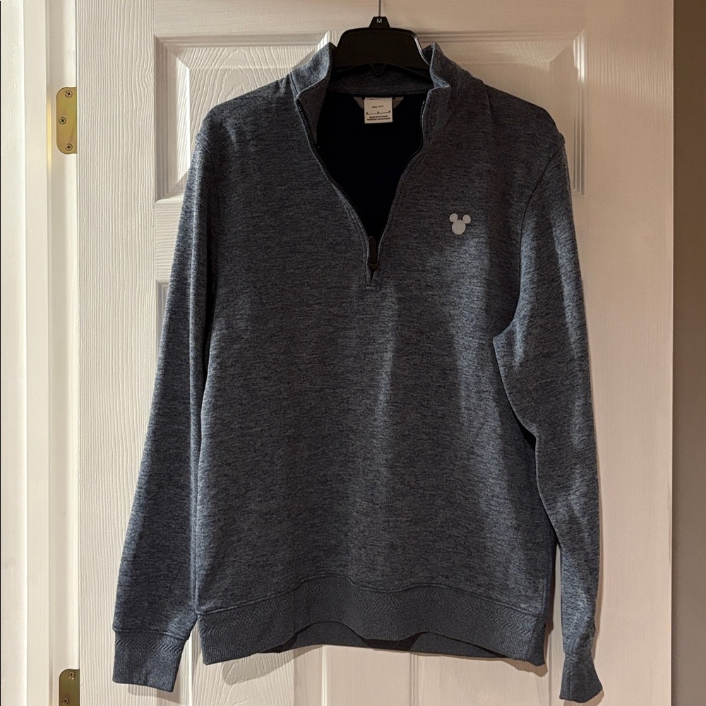 Disney Nike Dri-FIT Gray and Black Half Zip